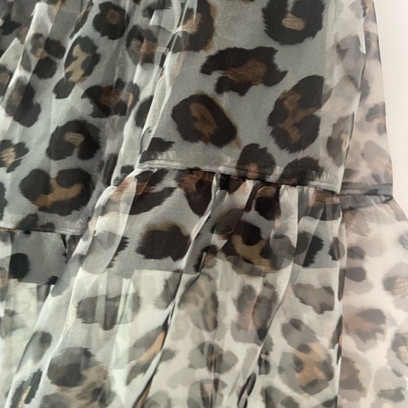 sheer animal print maxi skirt from Zara in size XS. Never worn. No tags - Picture 3 of 3